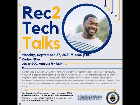 TechTalks #7--Max Dennison interviews Karlton Ellies