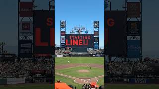 4/21/24 샌프란시스코 자이언츠 이정후 라인업 소개 | SF Giants Starting Lineup #이정후 #sfgiants #junghoolee