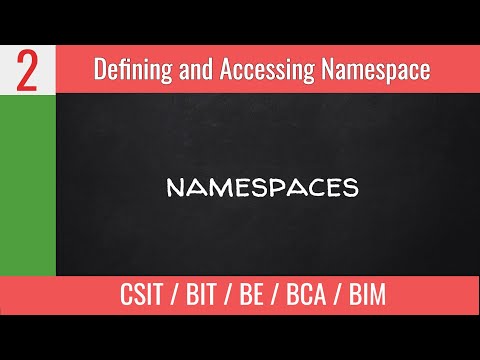 Namespaces in C++ | OOP with C++ Full Course in Nepali | CSIT/BIT/BE/BIM/BCA