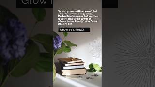 Learn to grow in silence!!! #motivation #lifelessons #growthmindset #growth