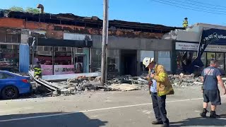 3 hurt in facade collapse in Queens