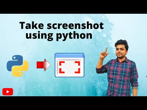 How to take screenshot using python[Hindi tutorial]| Python project | Learn python