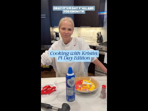 Kristin Chenoweth - Cooking with Kristin - Pi Day