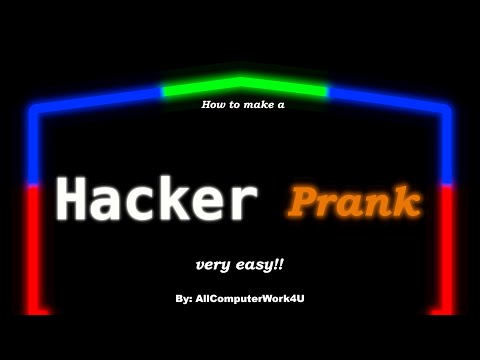 HACKER PRANK your friends - Very EASY