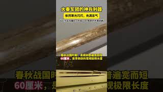 大秦军团的神兵利器！ 出土于#兵马俑坑 ，历经2200多年依然寒光闪闪，充满杀气。#青铜剑 #秦始皇陵 #趣说文物