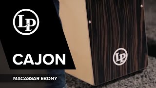 LP Macassar Ebony Cajon played by Marcel van Cleef (SOUND DEMO)