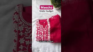 meesho kurta set haul #meeshofinds #meeshoshopping #meeshoapp #meeshohaulvideo #shorts #short