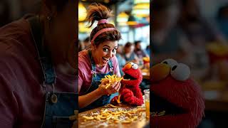 MS RACHEL VS ELMO AT MCDONALD