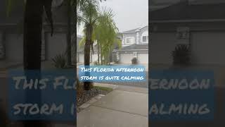 This Florida STORM is Calming 😑 #thunderstorm #rain
