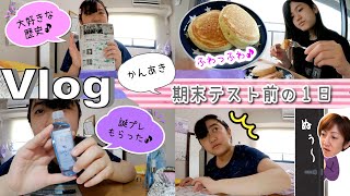★Vlog★かんなさん期末テスト前の1日！後輩ちゃんからの誕プレ♪