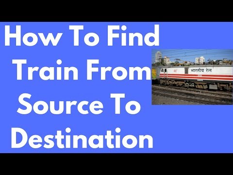 How To Check Available Trains Between Stations