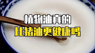 植物油真的比豬油健康嗎？