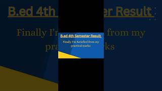 B.ed 4th Semester Result 2023|Lucknow University| #bedfile #bed4thsemester #lucknowuniversity#viral