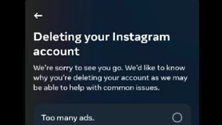 How to delete Instagram account permanently