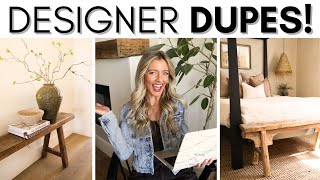 HOME DECOR DUPES || HOME DECORATING TIPS & IDEAS || HIGH-END LOOK FOR LESS