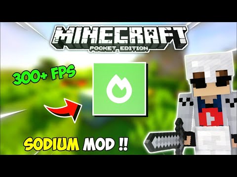 🚀New Sodium MOD for MCPE1.21+!(Optifine, Increase FPS+, Smooth, Clean)