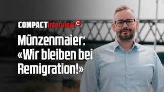 Münzenmaier (AfD): “We’re sticking with remigration!”