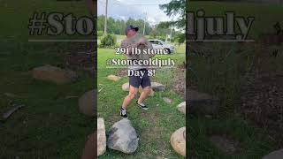 Attempted a 291 stone to shoulder for #day8 of #stonecoldjuly lift a stone every day of July!