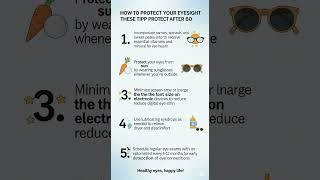 5 tip protect ayes after 60  #AdviceForElderly​#SeniorHealth​ #Healthy#LifeChanging​#unitedstates​