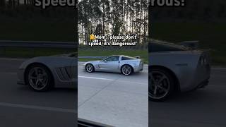 Sorry mom (filmed in Mexico) #topspeed #speed #corvette #c6 #cars #fastcars #shorts