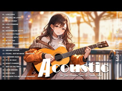 Best Acoustic Cover - Chill Acoustic Love Songs Playlist 2025 - Acoustic Guitar Songs Of All Time