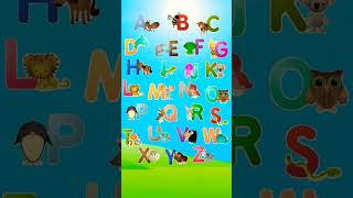 Cartoon🐸 characters🐸-Learn English alphabets phonic song for nursery kids-ABCD#shortsfeed #abcdsong
