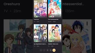 My favourite anime list 2021 to 2024 #animelist #romcomanime