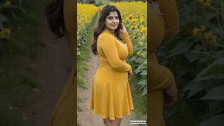 Sunday Sunflower Fashion Shoot #shorts #shortsfeed #shortfeed #trending #ai #saree #sunflower