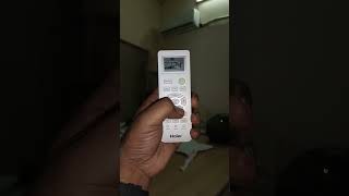 Haier Ac Remote Control Functions New Model