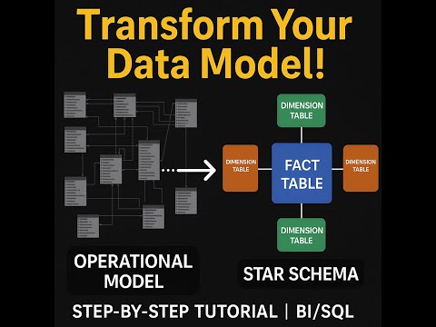 Tutorial on Creating Star Schema From a Relational Database Design