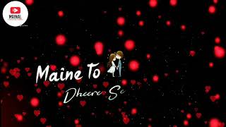 Maine To Dheere Se Neendo ke Dhago se ❤️ #Statuts || Mrinal ||