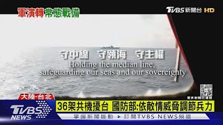 軍演還沒完?共軍:將「常態」組織戰備警巡｜TVBS新聞
