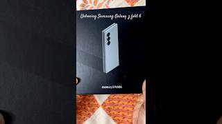 Unboxing Samsung Galaxy z fold 6#samsunggalaxy #samsung#zfold6 #smartphone #technology #phone #haul