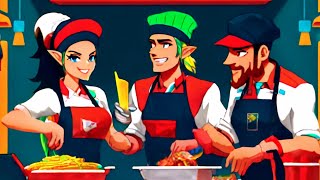 AI Art – Nintendo Characters as Fast Food Employees