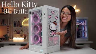 Custom Hello Kitty PC Build Using the DeepCool CH270 Pixel Case!
