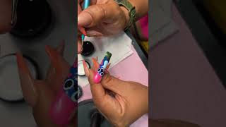 Stitch #stitch #Nails #Longnails #acrylicnails #Uñasacrilicas #Uñas #viral