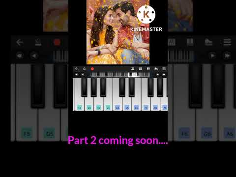 Kesariya song on piano .|  mobile piano cover | Part 1. #shorts  #trending