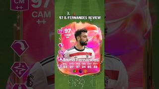 97 Bruno Fernandes Review in EA FC 25, weird for him to only have 1 passing PS+ 😬 #shorts #short