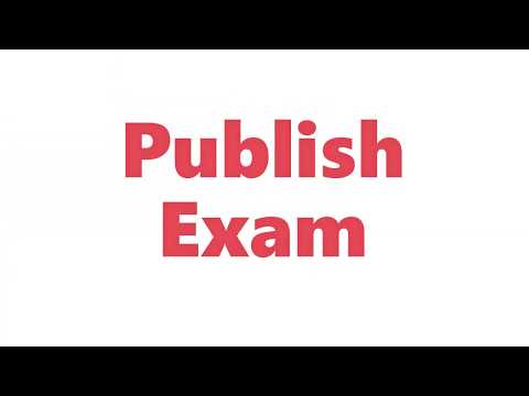 Run Your School " How a teacher can  publish exam"