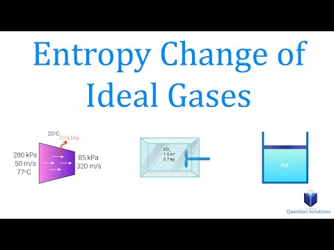 Entropy Change of Ideal Gases | Thermodynamics | (Solved Examples)