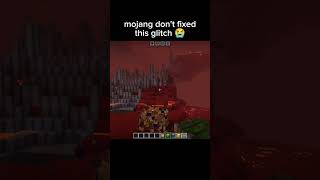mojang don't fix this game breaking glitch😭