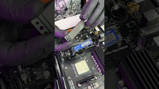 M.2 NVMe SSD installation on Motherboard #shorts