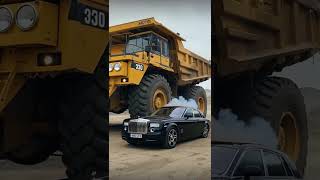 $20M Rolls Royce vs Mining Truck test #shorts #luxurycars #rollsroyce #gta6 #vehicles #vehicles