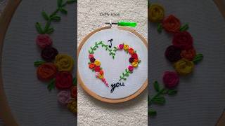 Wall decor that tells a story–handmade just for you. #craftykalaai #diy #embroideryart #ytshorts