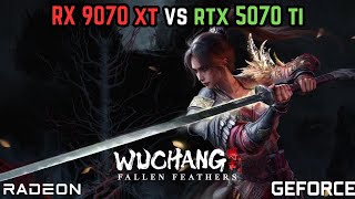 Wuchang: Fallen Feathers - AMD RX 9070 XT vs Nvidia RTX 5070 Ti