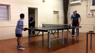 Trying to start a TT match in a Somerset village hall