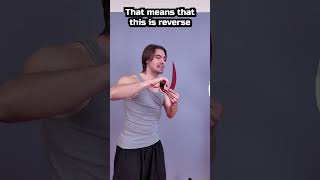 a Sword that is BETTER in Reverse Grip?! #sword #meme