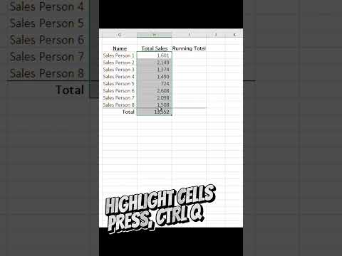 "Unlocking Efficiency: Mastering CTRL Q Shortcut for Maximum Productivity!" #excel