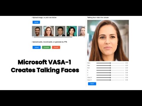 Microsoft New AI "VASA-1" Is STUNNING the Entire Industry! |Audio-Driven Talking Faces in Real Time