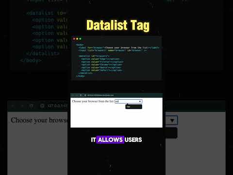 HTML Tags Every Coder Should know!! #html #webdevelopment